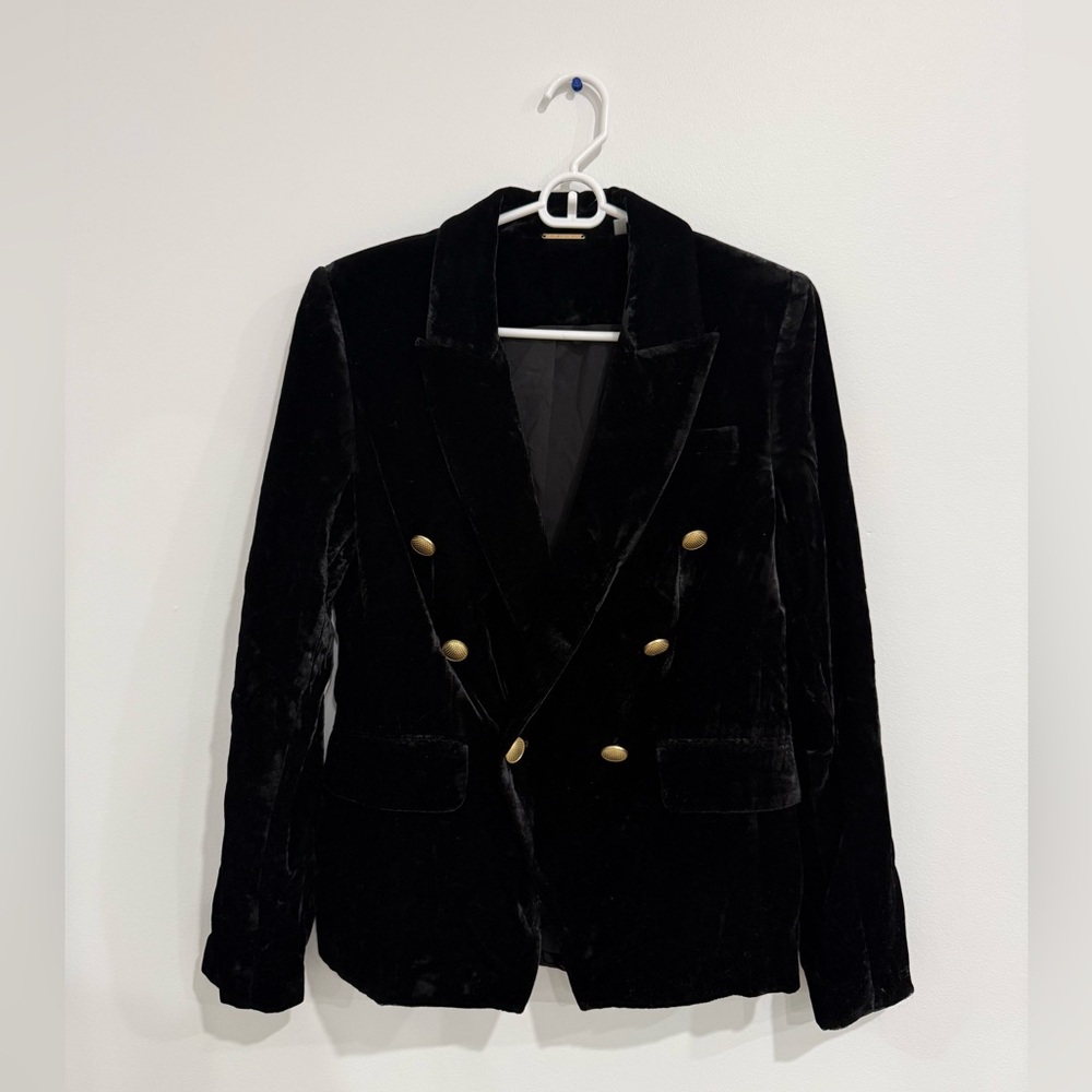 Tahari velvet blazer